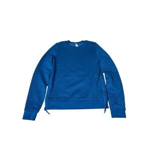 Ivivva/Lululemon Quilted Logo Reversible Pullover Sweatshirt Size 10